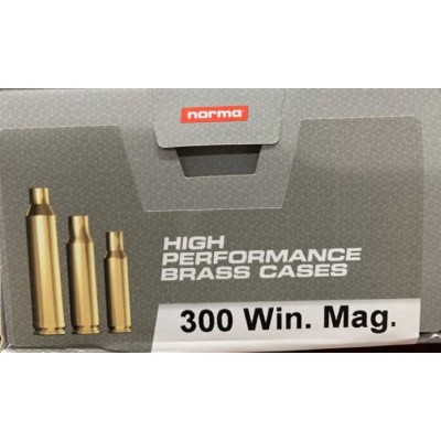 Norma Bossoli High Performance Brass Cases cal. 300 Win. Mag.